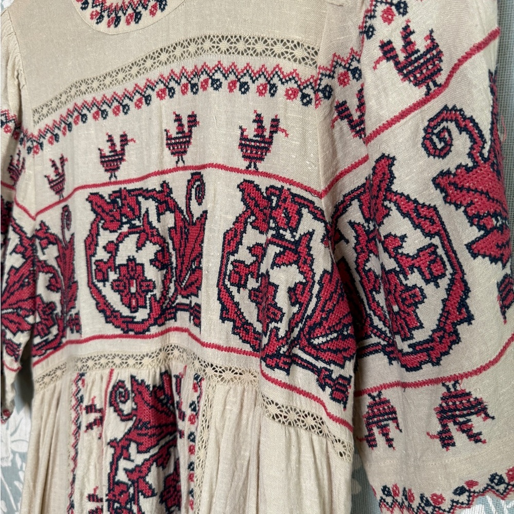 Sea New York Beena Embroidery Short Sleeve Dress size M - Picture 4 of 6